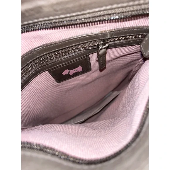 Radley London Pockets Medium Leather Crossbody Floral Brown NWT $150 MSRP